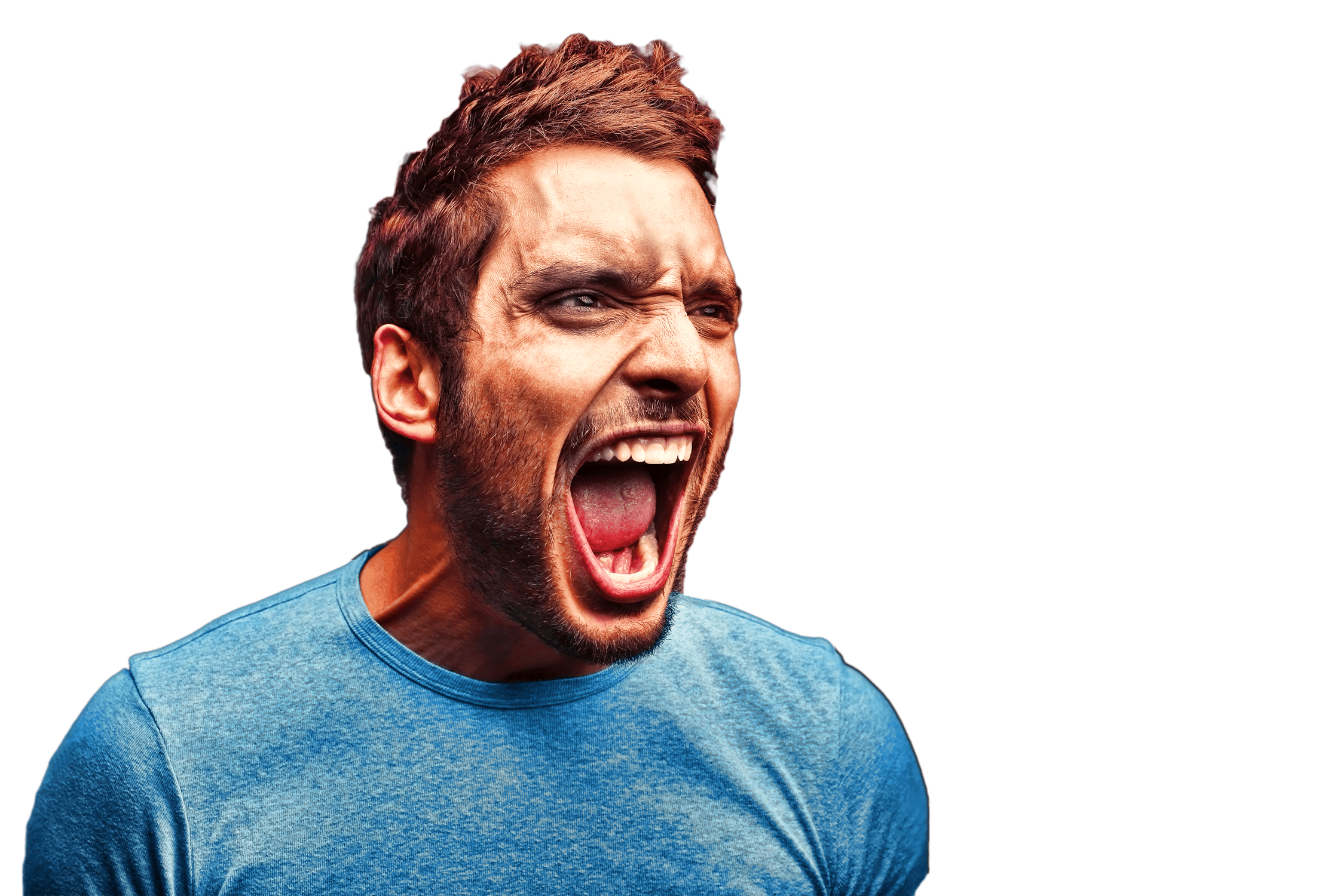 Man Screaming